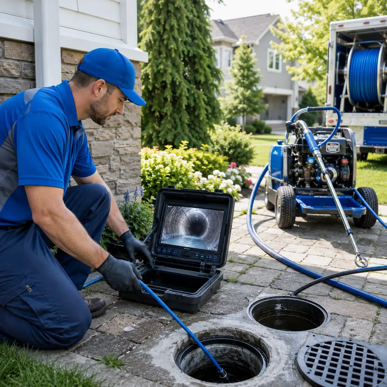 Outdoor drain cleaning professionals serving Powell, TX